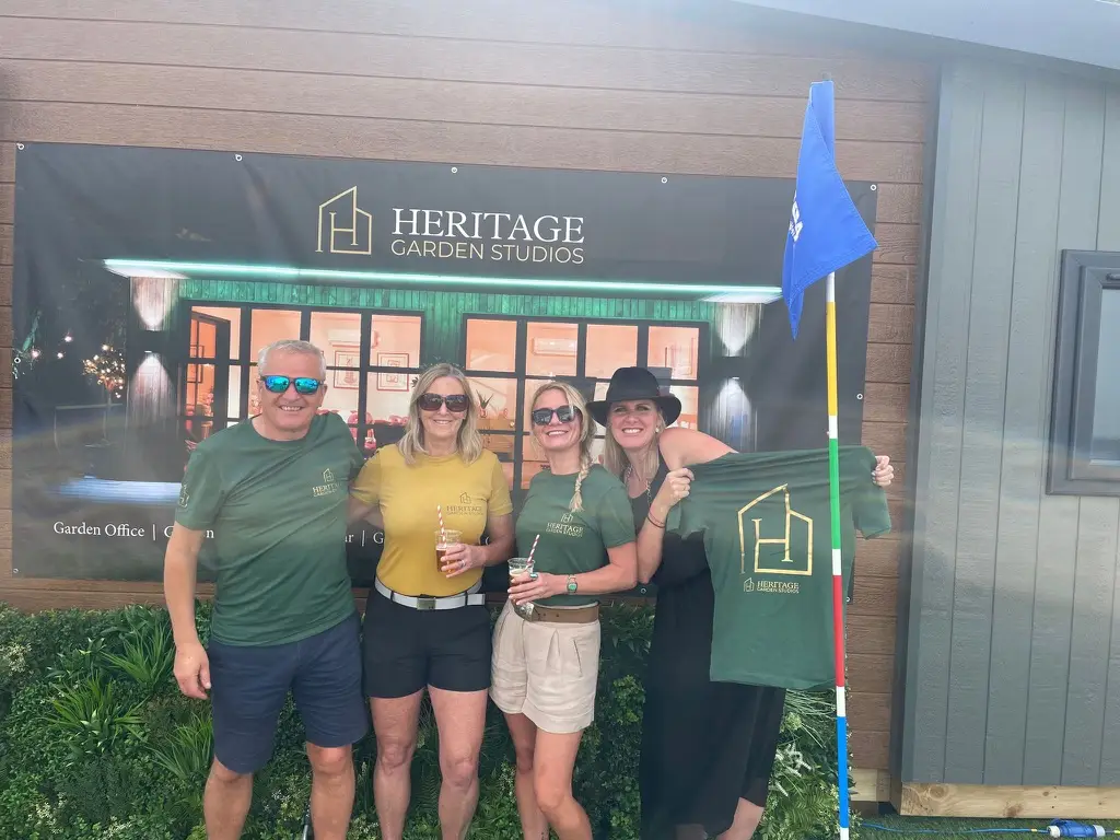 Heritage glamping team members at the Great Yorkshire Show