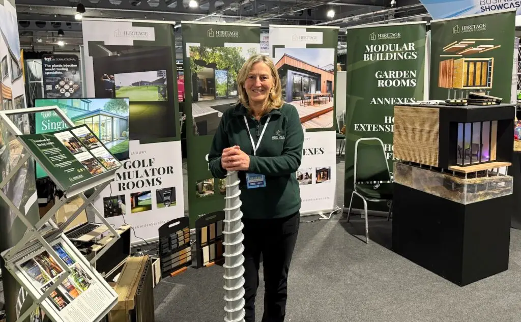 Sarah Barlow at the Doncaster Business Exhibition